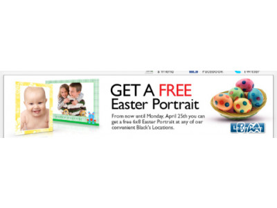 Canadian Freebies: Free Easter Portrait at Black's