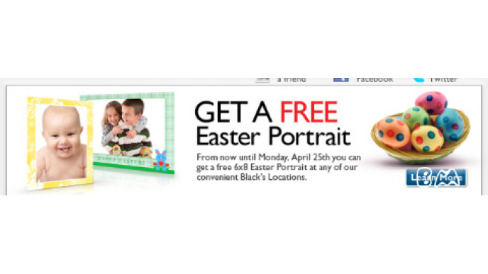 Canadian Freebies: Free Easter Portrait at Black's