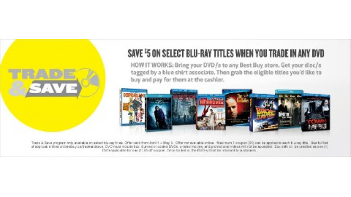 Best Buy: Trade In A DVD And Save $5 On Select Blu-Ray Movies