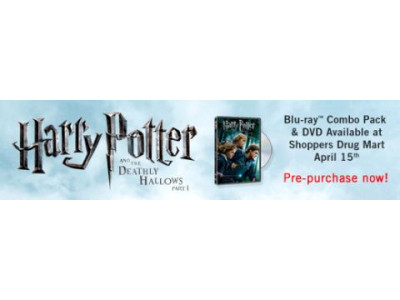 Shoppers Drug Mart: Save $5 On Harry Potter And The Deathly Hollows Part 1