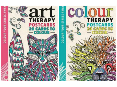 Black Friday Deals - Art & Colour Therapy Postcards (20) Only $9.12 & Free Shipping @ Book Depository