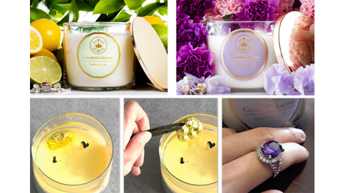 Charmed Aroma Rings in Candles: 10% Discount & Win a Potential $5000 Ring!