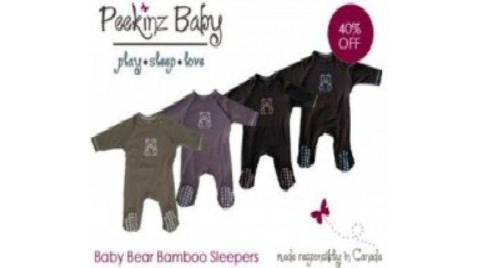 True Cuddles: Peekinz Bamboo Sleepers 40% Off