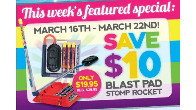 Mastermind Toys: Save $10 On Blast Pad Stomp Rockets (22 March)
