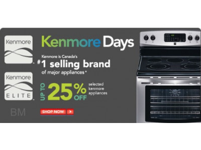 Sears Canada: Kenmore Days are Back