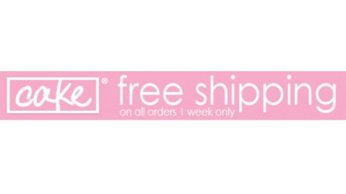Cake: Free Shipping On All Orders
