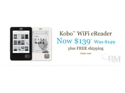 Chapters: Kobo eReader now $139 (Save $10)