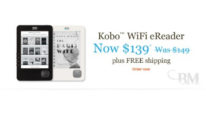 Chapters: Kobo eReader now $139 (Save $10)
