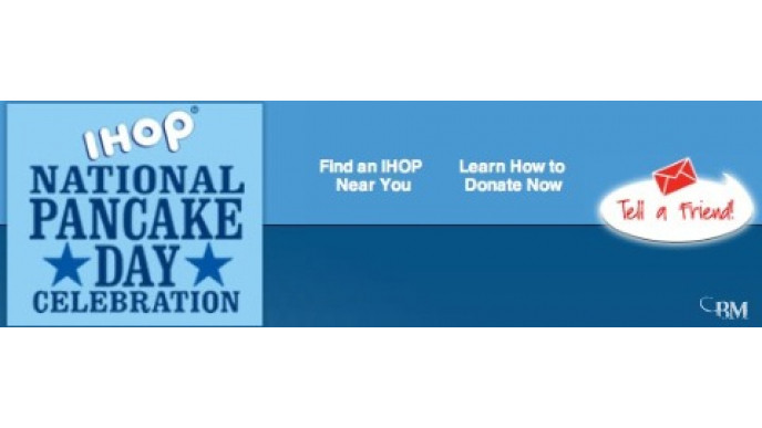 iHop: Free Pancake Day March 1st