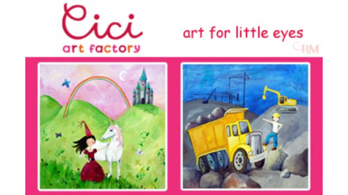 Wagjag: $25 for $50 Worth Children's Room Décor from Cici Art Factory