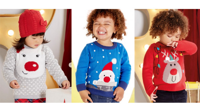 Kids’ Christmas Sweaters from ~$21 Shipped @ M and Co! 