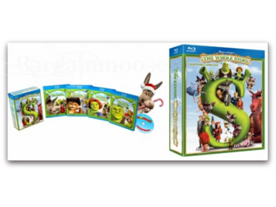 Amazon.ca: Good Deal on Shrek The Whole Story Quadrilogy DVD or Blu-Ray