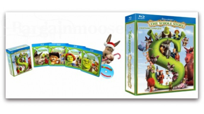 Amazon.ca: Good Deal on Shrek The Whole Story Quadrilogy DVD or Blu-Ray