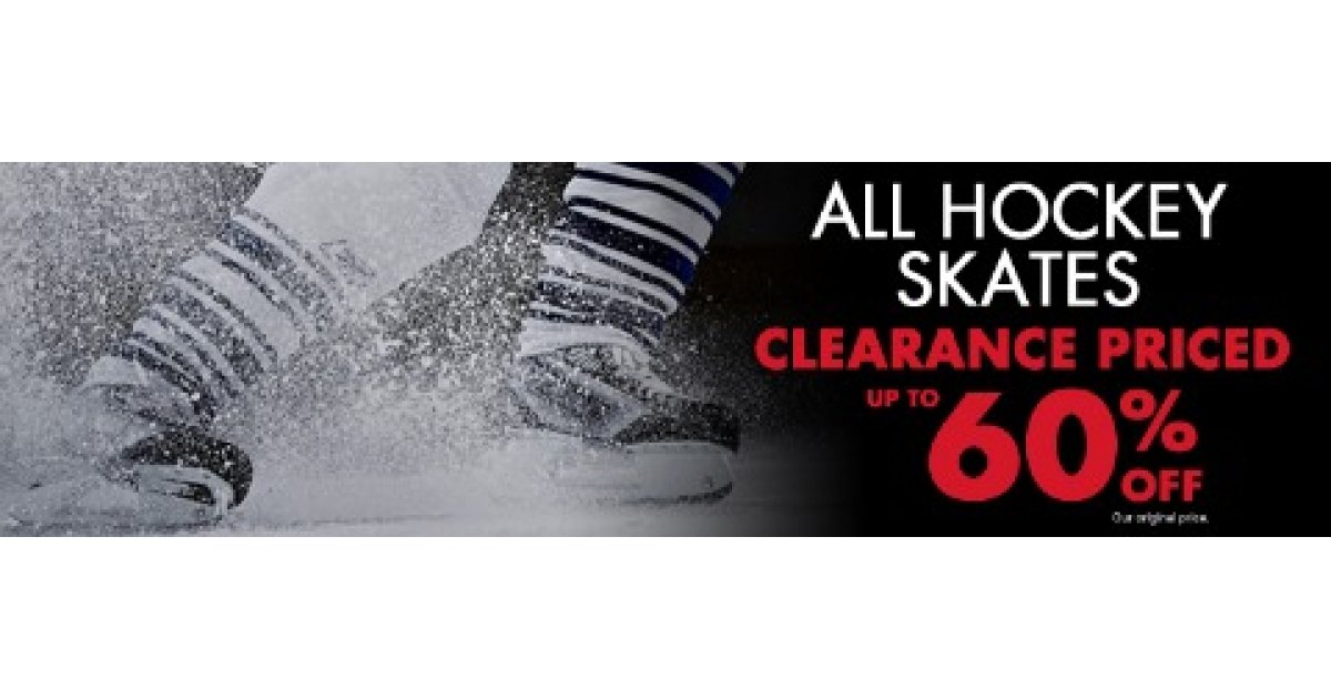 Sport Chek Hockey Skates Up To 60 Off