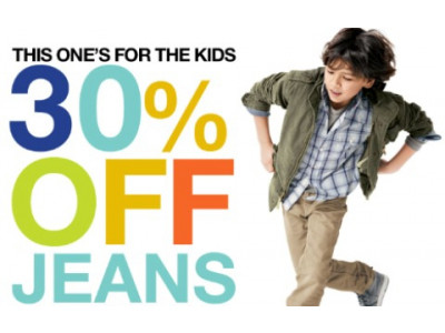 Gap: Save 30% On Kids Jeans