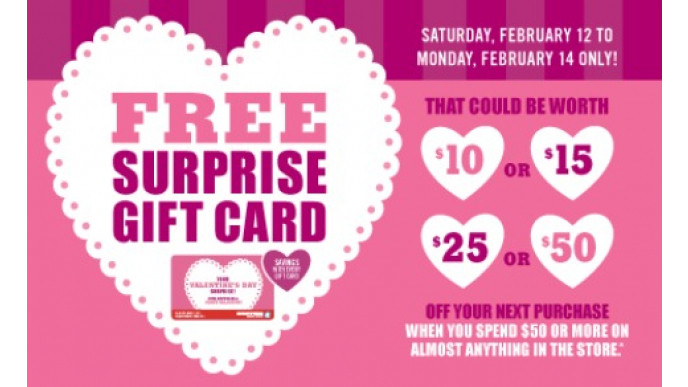 Shopper's Drug Mart: Surprise Gift Card With $50 Purchase