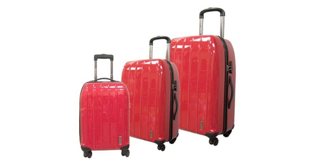 3 piece luggage set costco