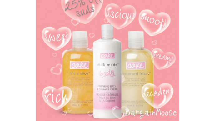 Cake Beauty: 25% Off Suds