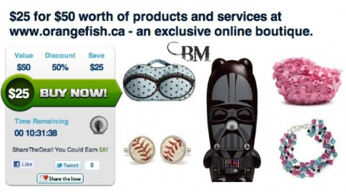 StealTheDeal: $25 for $50 worth on Orangefish