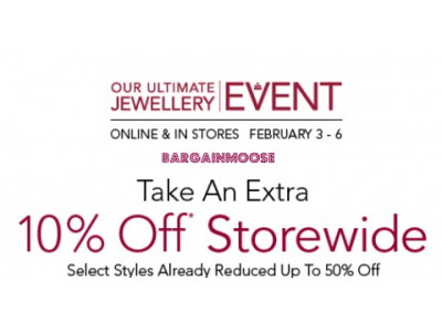 Peoples Jewellery Event: Extra 10% Off