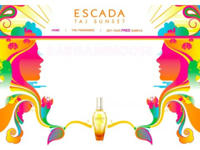 Canadian Freebie: Sample of Taj Sunset by ESCADA