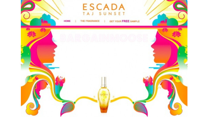 Canadian Freebie: Sample of Taj Sunset by ESCADA
