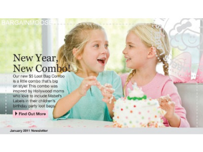 Mabels Labels: Loot Bag Label Combos