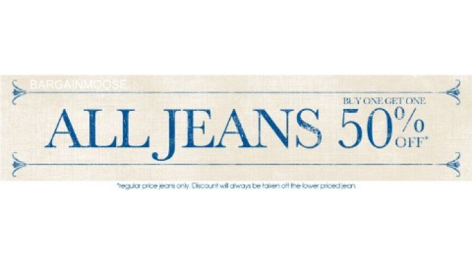 Bootlegger: Jeans BOGO 50% Off