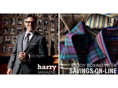 Harry Rosen: Boxing Week Sales Continue