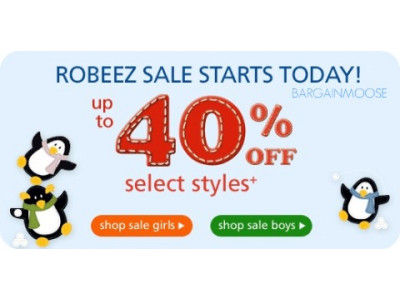 Robeez Canada: Up to 40% Off Sale