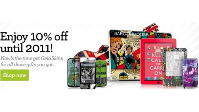 Gelaskins: 10% Off, B3GO Free + Free Shipping