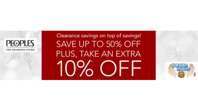 Boxing Week Clearance @ Peoples Jewellers Canada