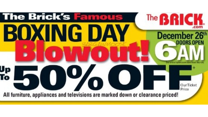 The Brick: Boxing Day Blowout (26th)