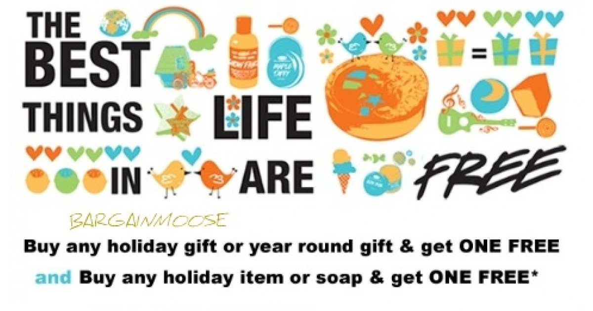 Lush BOGO Free Holiday Boxing Week Sale