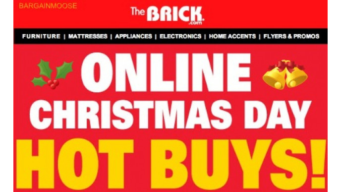 The Brick: Christmas Day Online Sale (One Day Only)!
