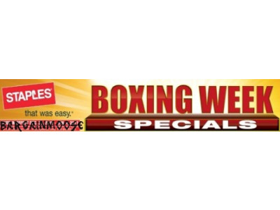 Staples: Boxing Week Sale - Already Online!