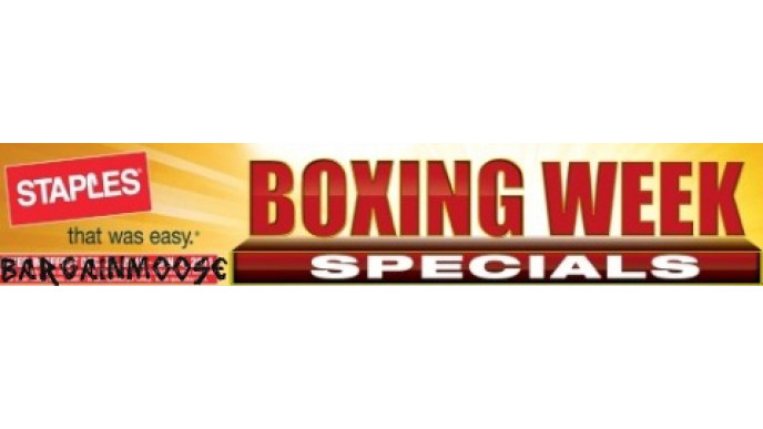 Staples: Boxing Week Sale - Already Online!