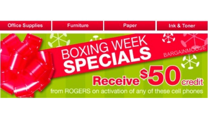 Office Depot: Boxing Week Specials + $15 off $75 Coupon