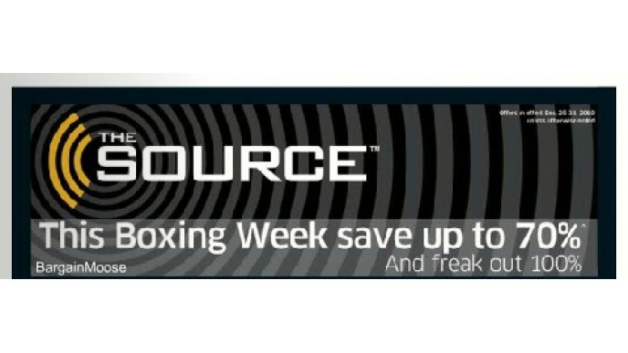 The Source: Boxing Week Flyer