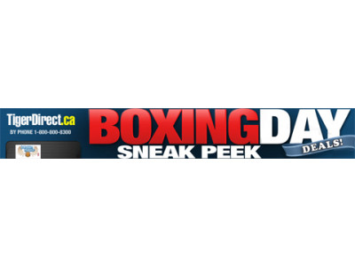 Boxing Day Sneak Peek Deals @ Tigerdirect.ca