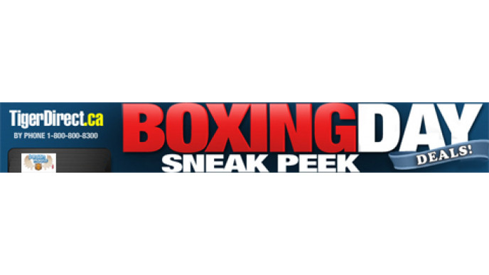 Boxing Day Sneak Peek Deals @ Tigerdirect.ca