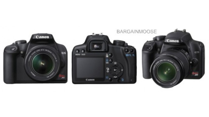 Future Shop: Canon EOS Rebel XS Black 10.1 MP DSLR Camera for $449.99