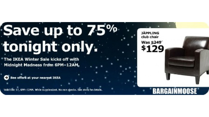 IKEA Midnight Madness TONIGHT