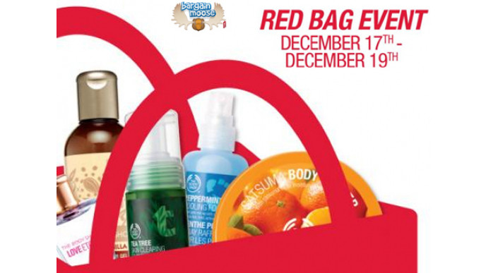 Bodyshop Canada Red Bag 50% Event 