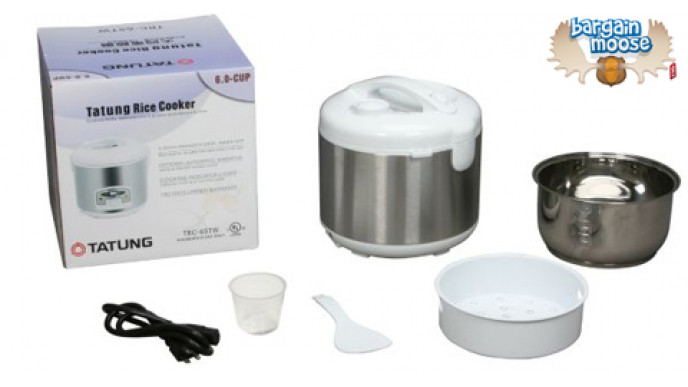 Stainless Steel Rice Cooker For $29.99 & Free Shipping @ Newegg.ca