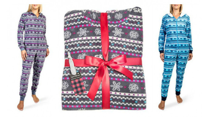Christmas Idea: One-Piece Fleece Pyjama Was $59 | Now $30 @ Hudson's Bay 