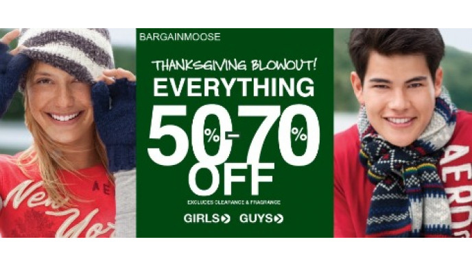 Aeropostale: Thanksgiving Blowout Sale