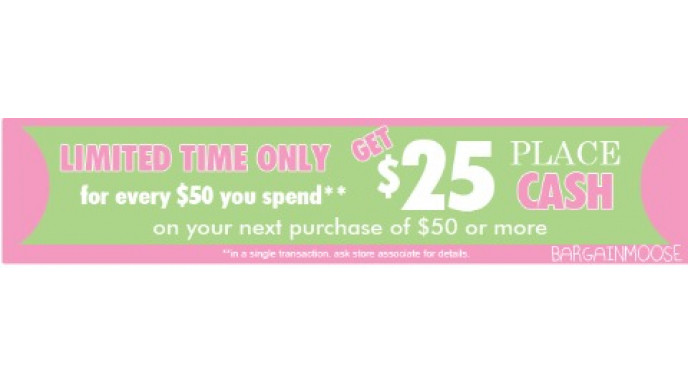 The Children's Place: Spend $50 Get $25 Place Cash