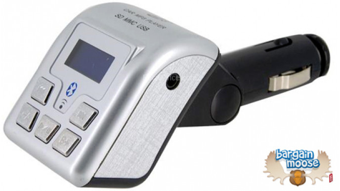 4 in 1 Bluetooth and MP3 Wireless FM Modulator 