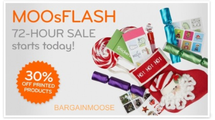 Moo.com: 72hr Flash Sale - 30% Off Everything